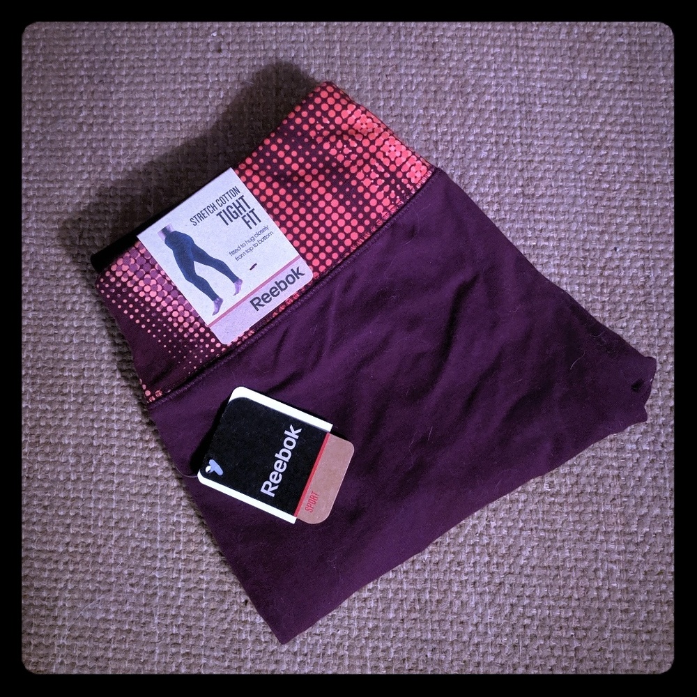 NWT Reebok sport leggings